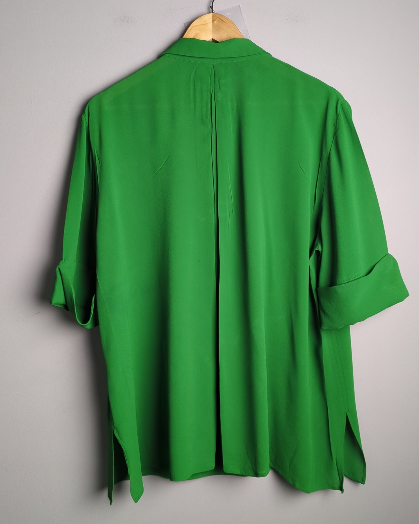 Arket Green Collared Blouse