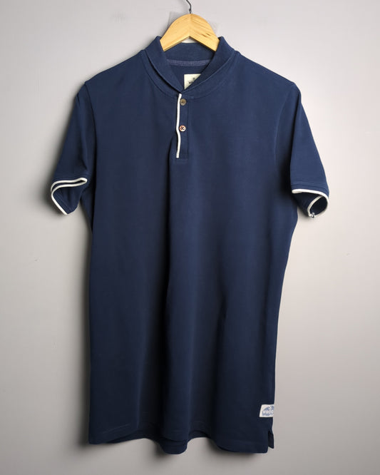 Wrogn Blue Polo Shirt