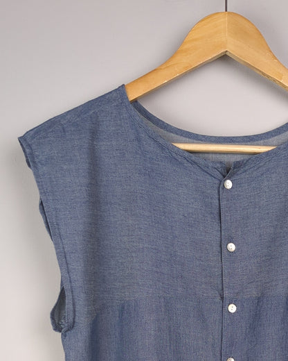 Cottonworld Blue Denim Blouse
