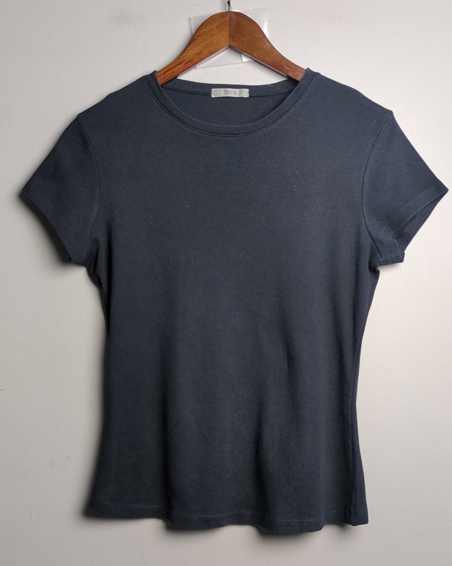 M&S Black Crewneck T-Shirt