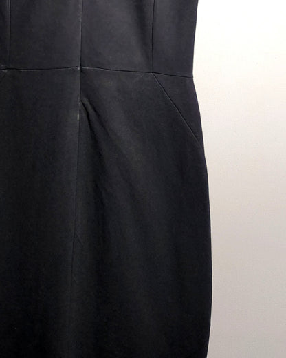 Mango Black V-Neck Dress