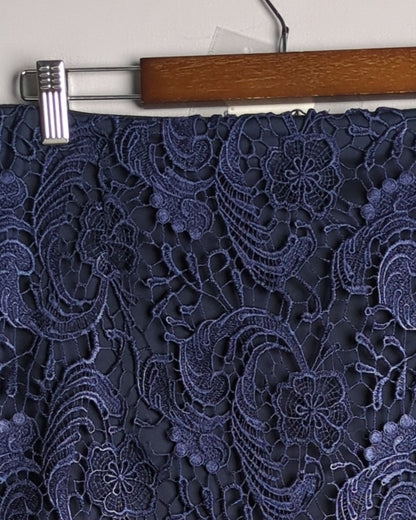 Forever 21 Blue Lace Skirt