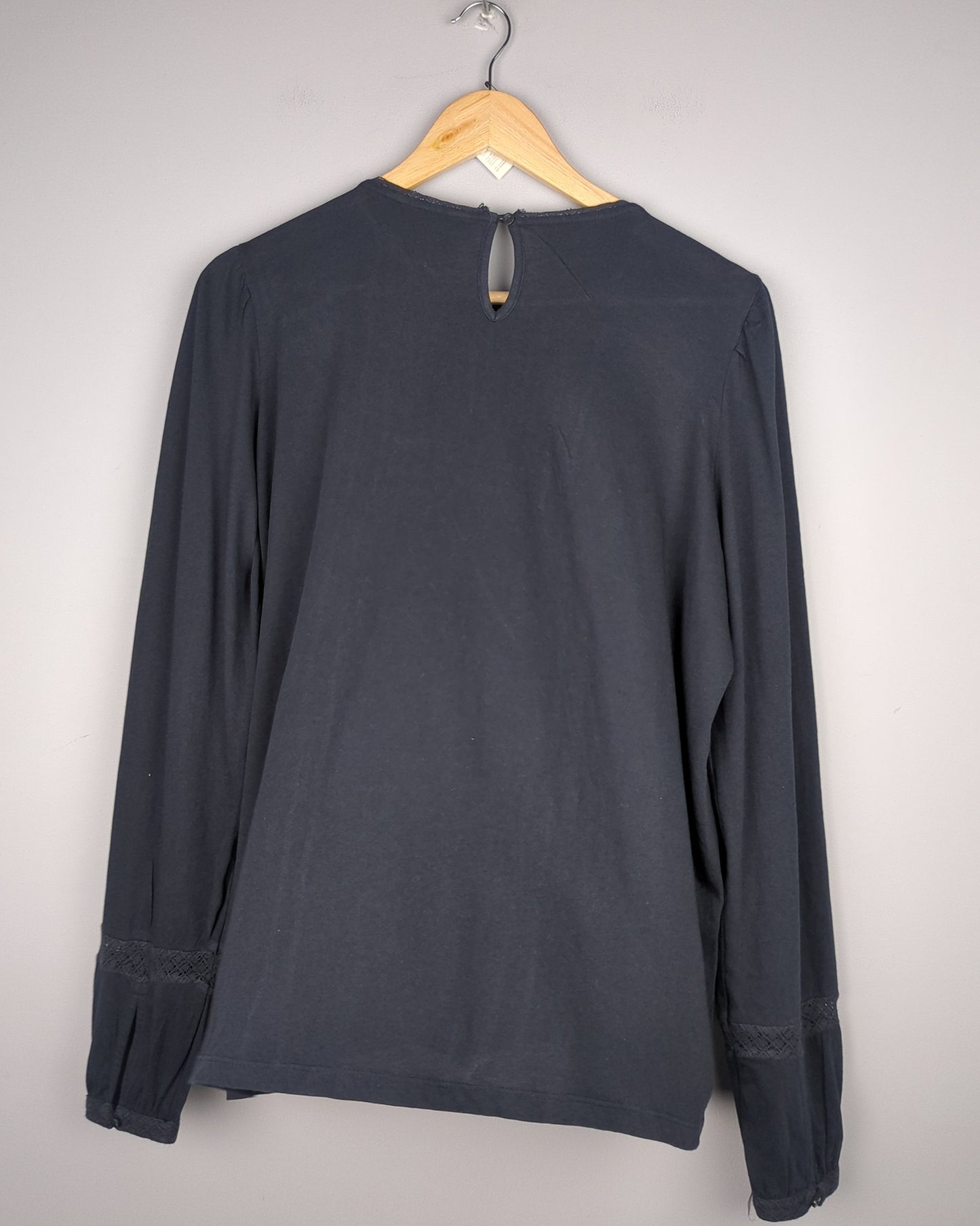 Mark & Spencer Black Lace Blouse