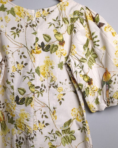 Honey White Floral Dress