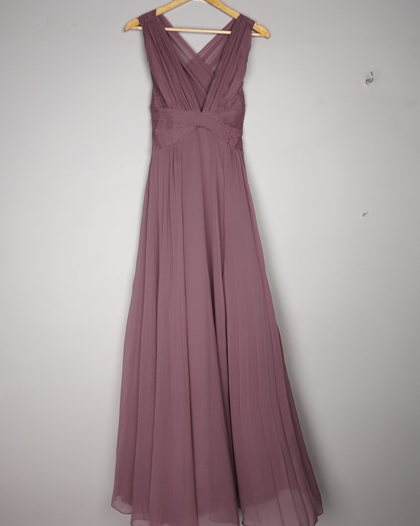 Asos Design Wine Evening Gown