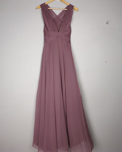 Asos Design Wine Evening Gown