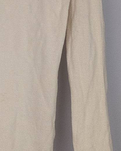 Mango Beige Button Cardigan
