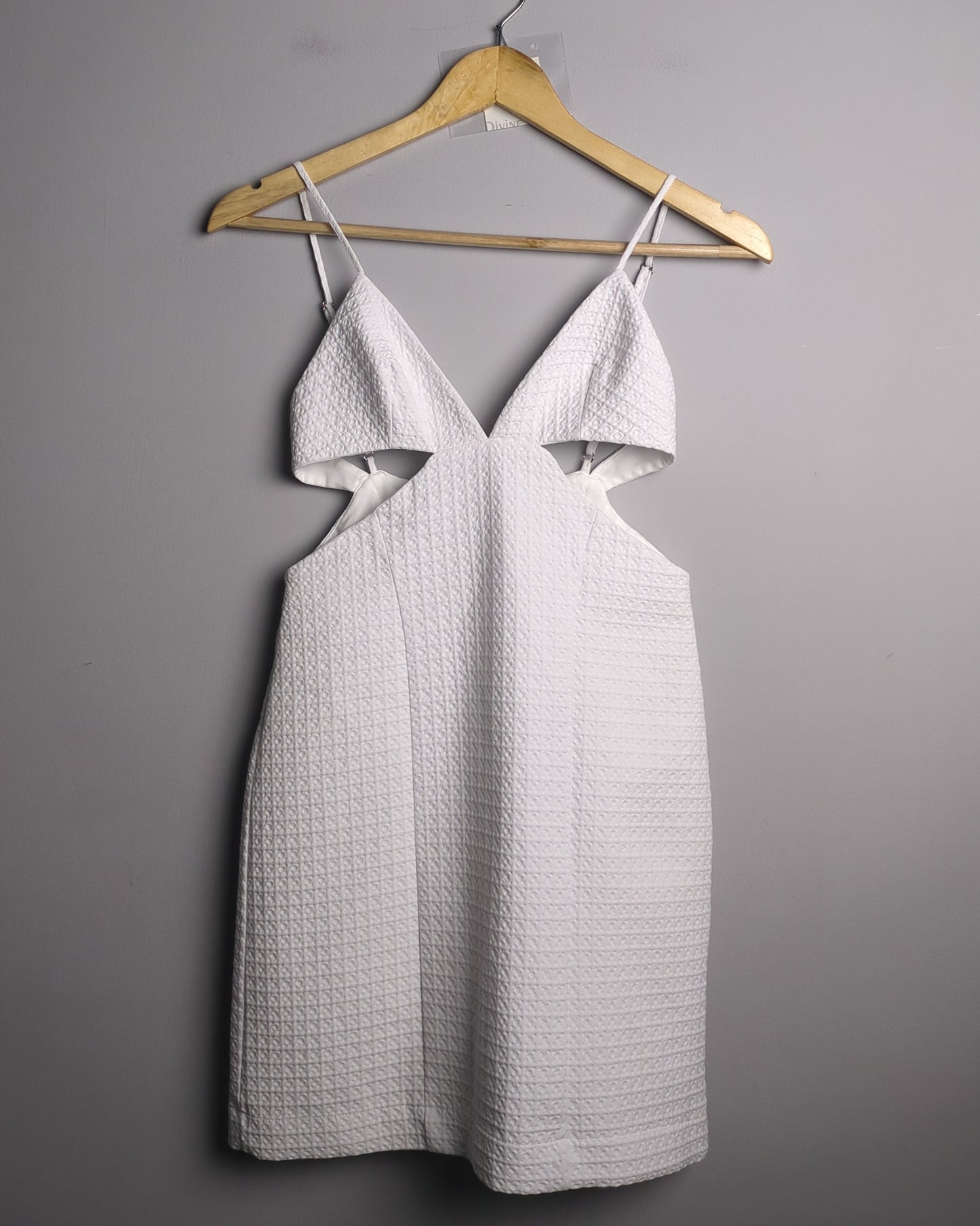 Zara White Cutout Dress