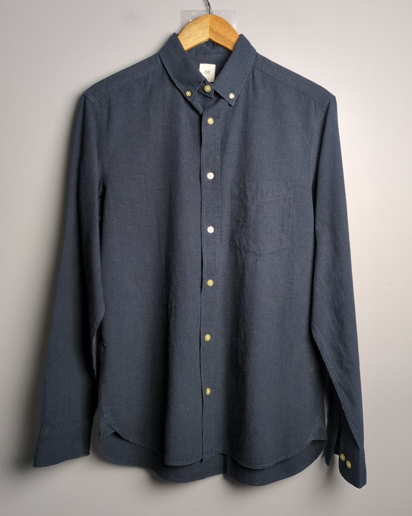 H&M Blue Button-Down Shirt