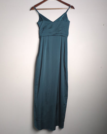 Forever New Blue Satin Dress