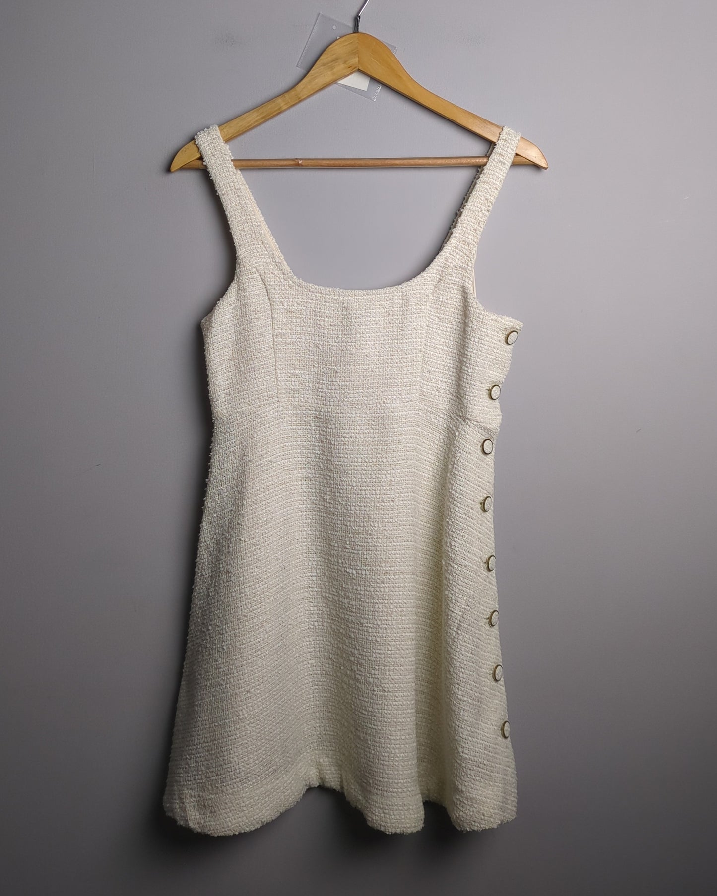 Zara Beige Tweed Dress