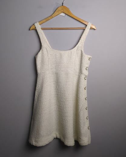 Zara Beige Tweed Dress
