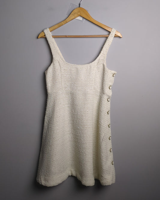 Zara Beige Tweed Dress