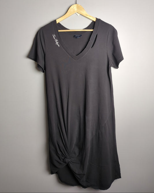 True Religion Gray T-Shirt Dress