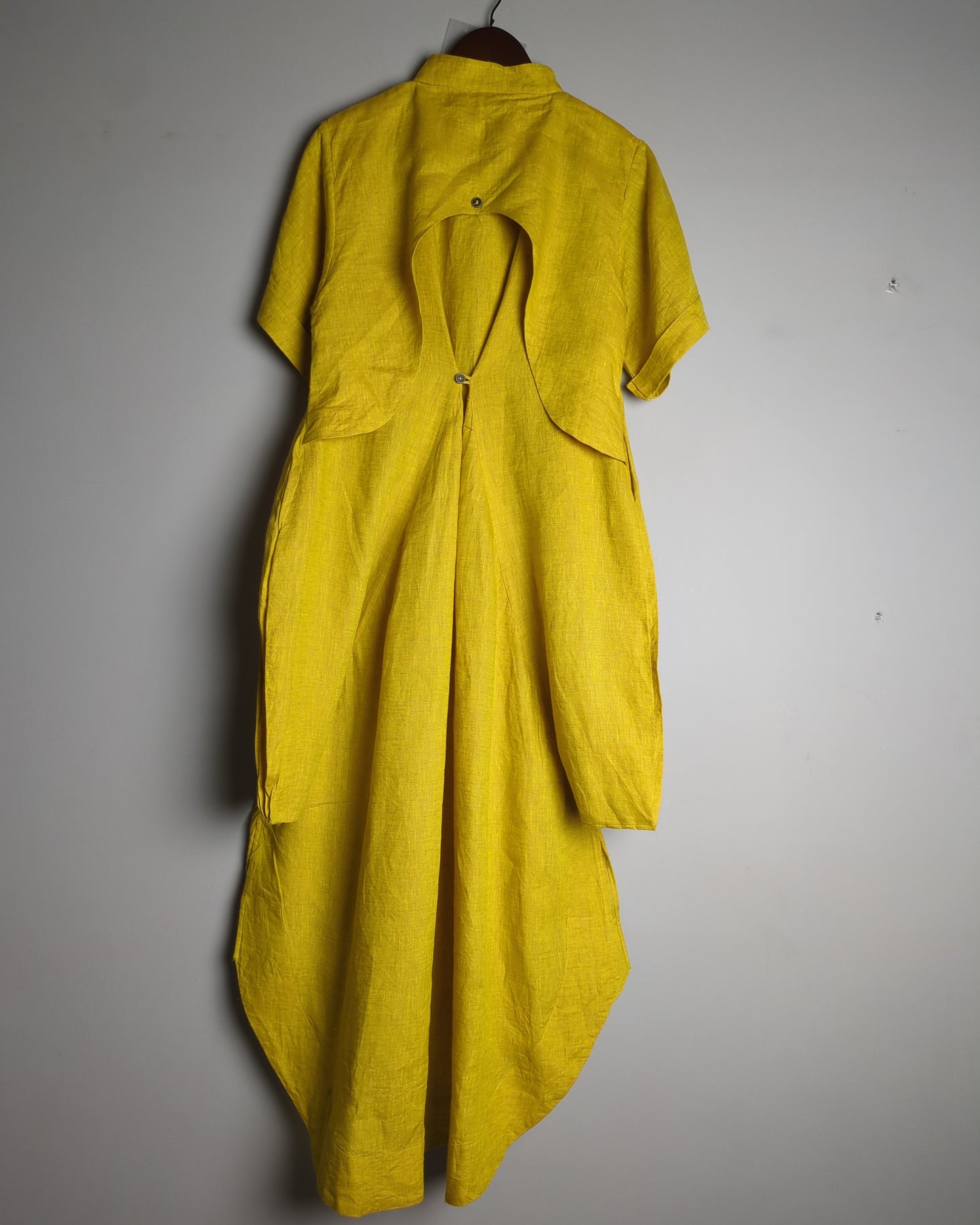 Chola Orange Linen Dress