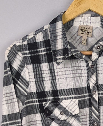 Plaid Button-Up