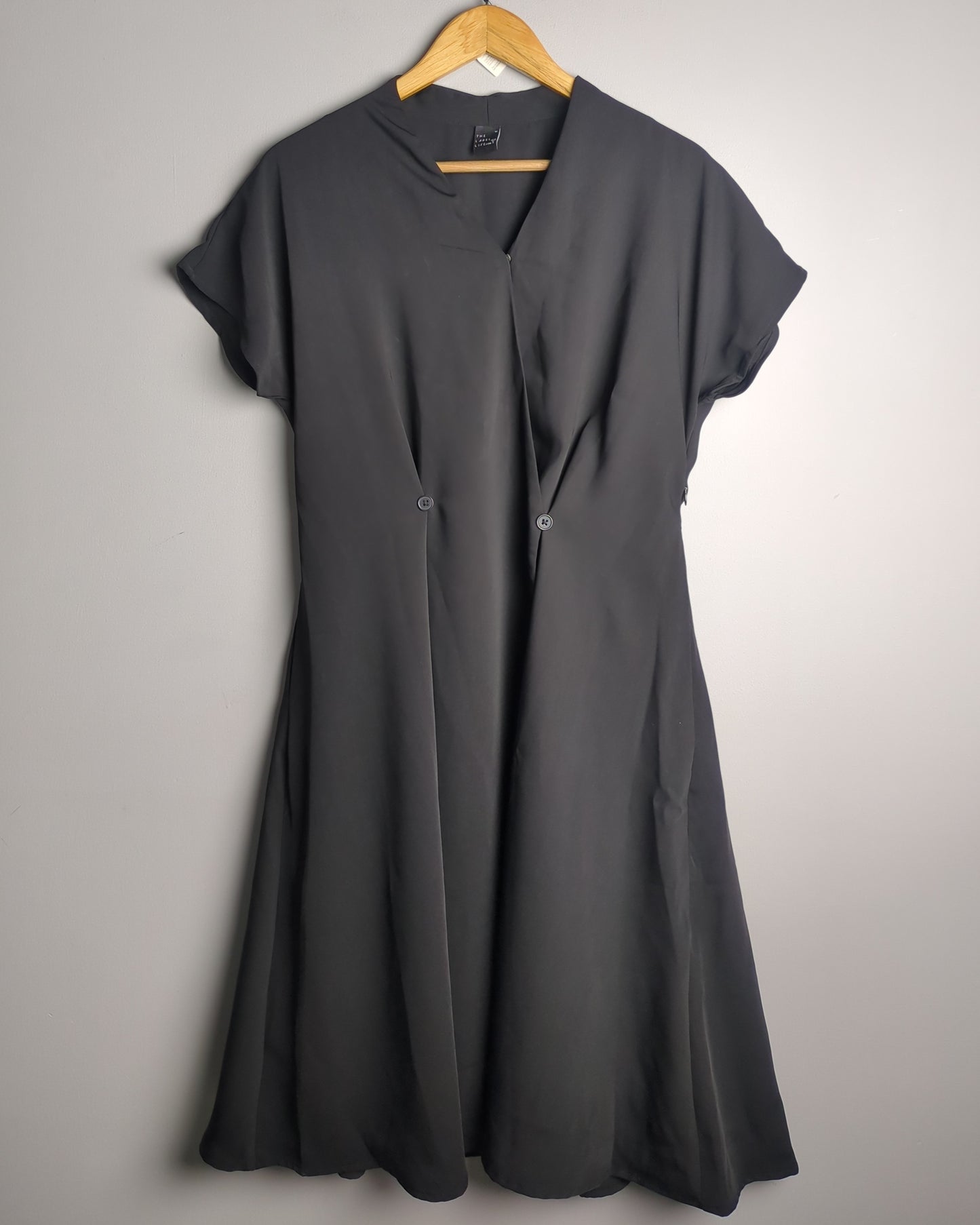 The Label Life Black Wrap Dress
