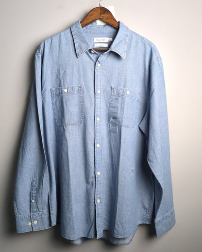 Calvin Klein Blue Denim Shirt