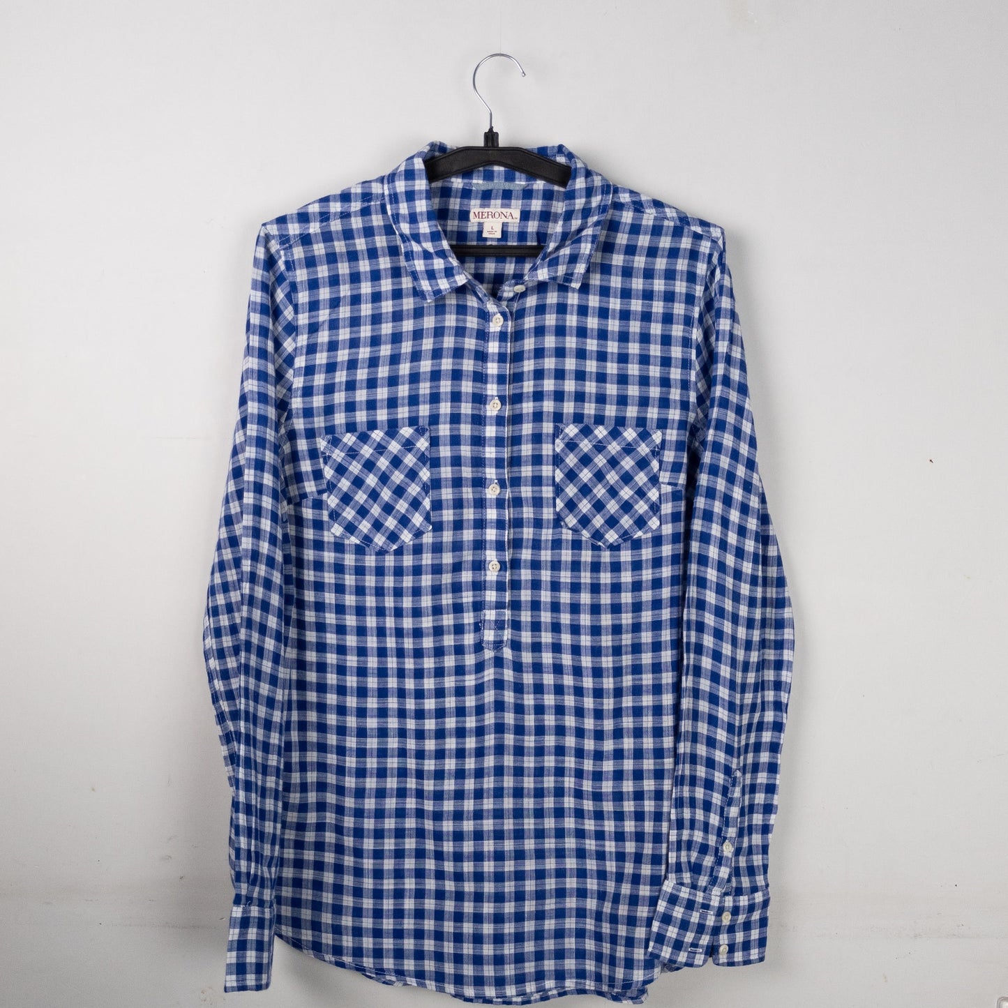 Plaid Button-Down Shirt