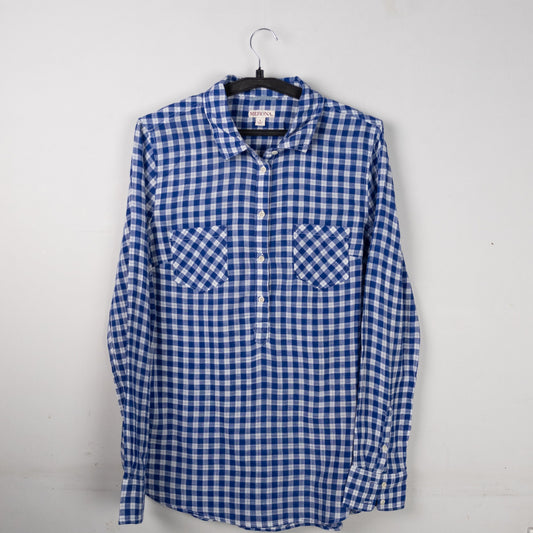Plaid Button-Down Shirt