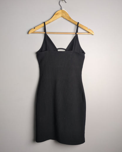 Forever 21 Black Ribbed Dress