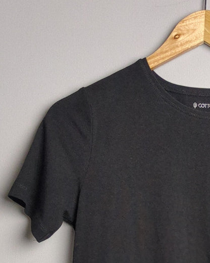 Cottonworld Black Basic T-shirt