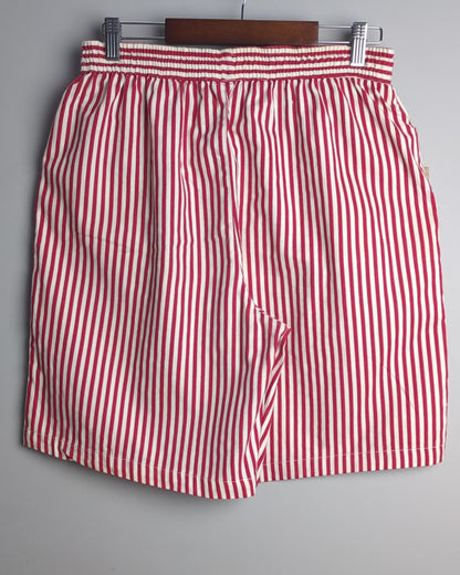 Red Casual Shorts