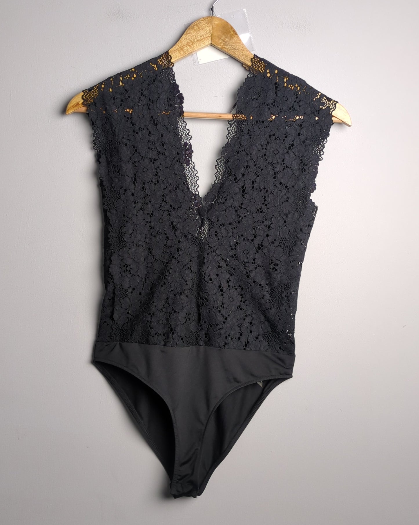 Zara Black Lace Bodysuit