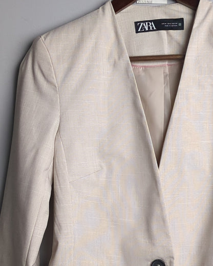 Zara Beige Blazer Jacket