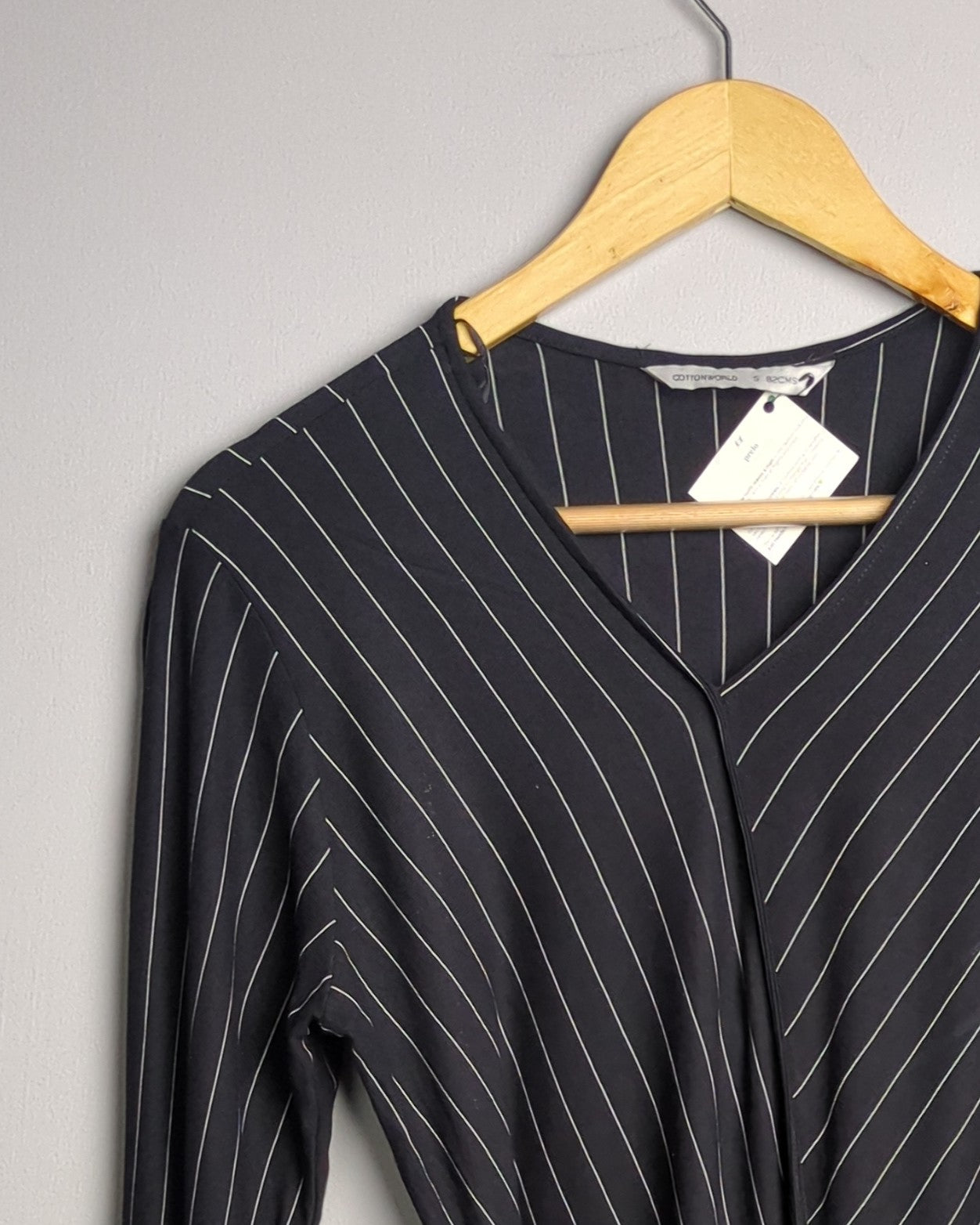 Cottonworld Black Striped Wrap