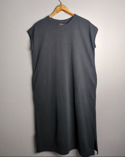 Muji Black T-Shirt Dress