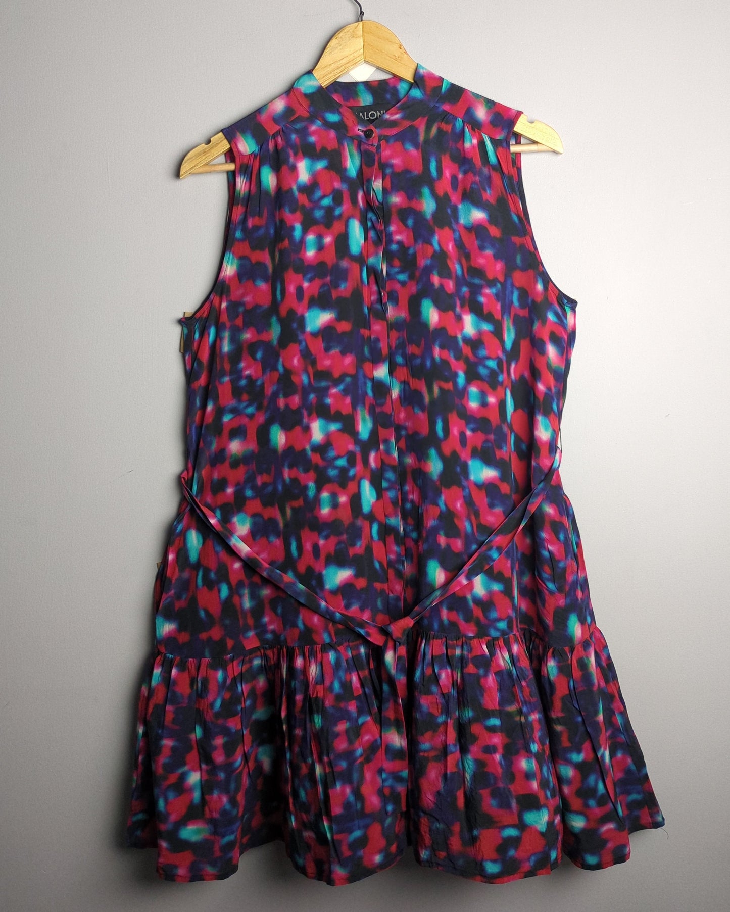 Saloni Blue Sleeveless Dress
