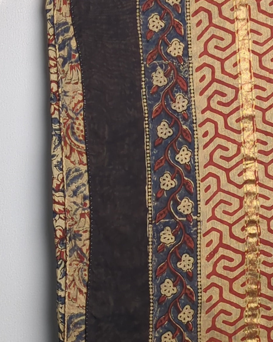 Beige Printed Saaree