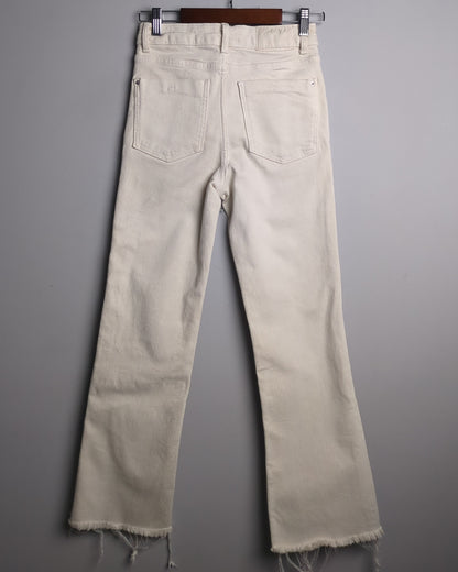 Zara Beige Denim Jeans