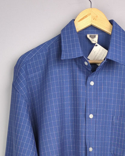 Lumen Blue Button-Down Shirt