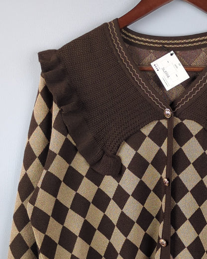 Argyle Cardigan