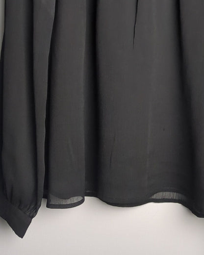 Forever 21 Black Embellished Blouse