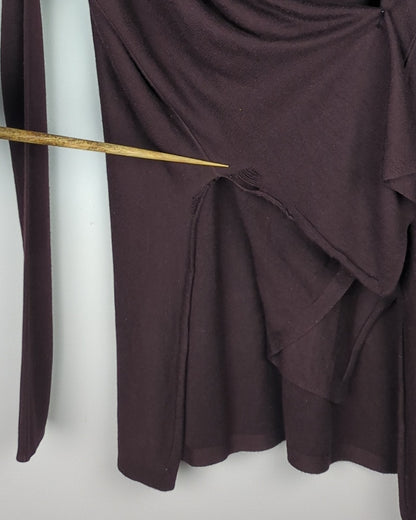 H&M Wine Wrap Top