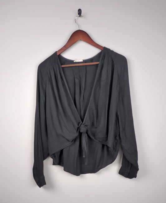 Midnight Tie-Front
