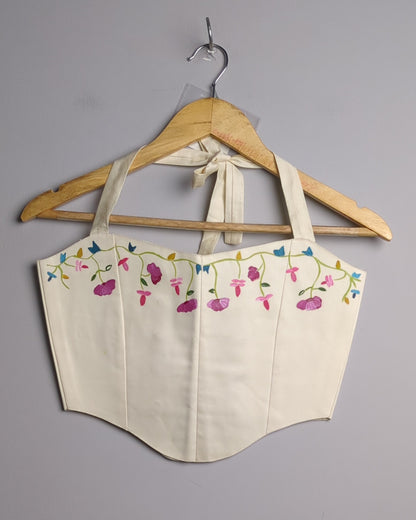 Beige Halter Corset