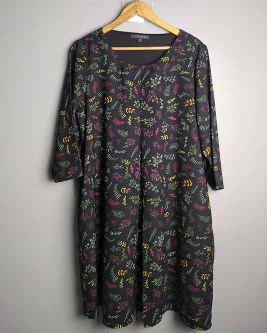 Project Eve Black Floral Dress
