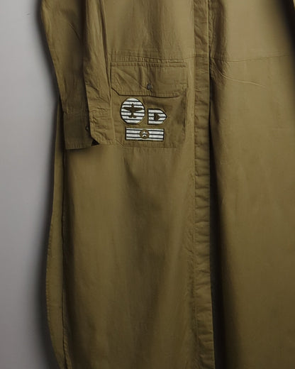Nicobar Brown Shirt Dress