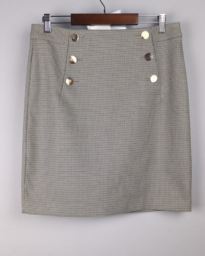 H&M Beige Mini Skirt