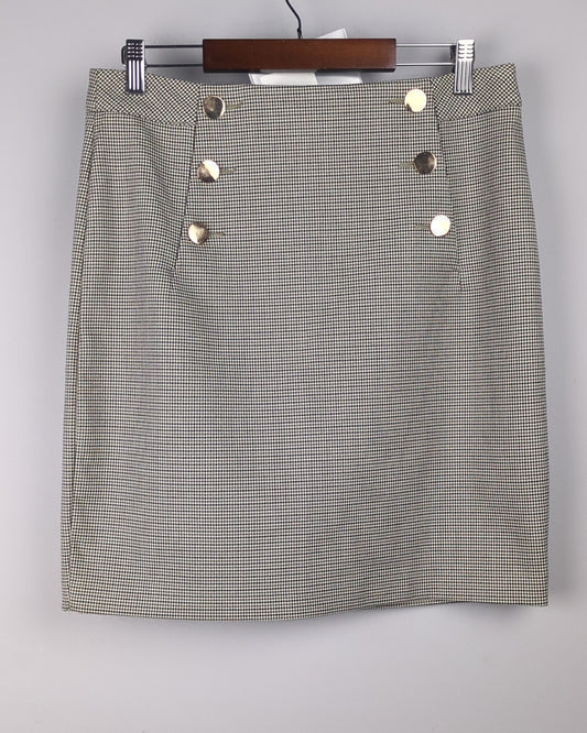 H&M Beige Mini Skirt