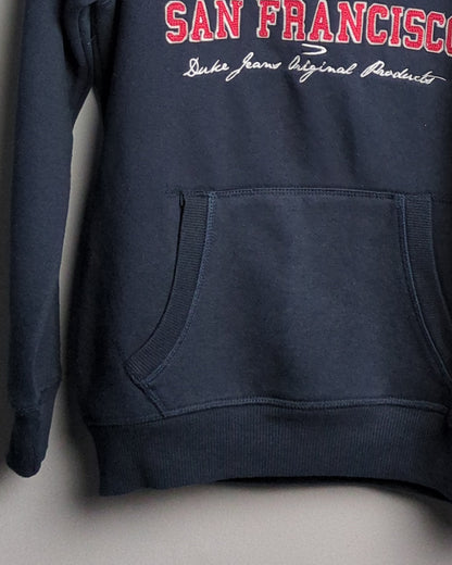 Duke Jeans Blue Graphic Hoodie