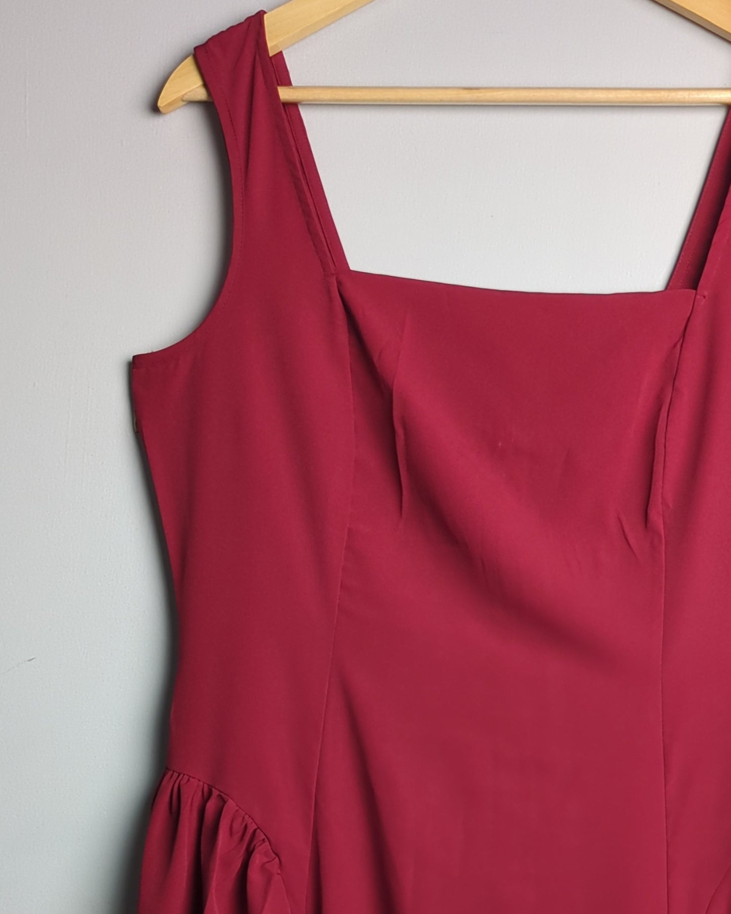 Aayu Wine Sleeveless Dress