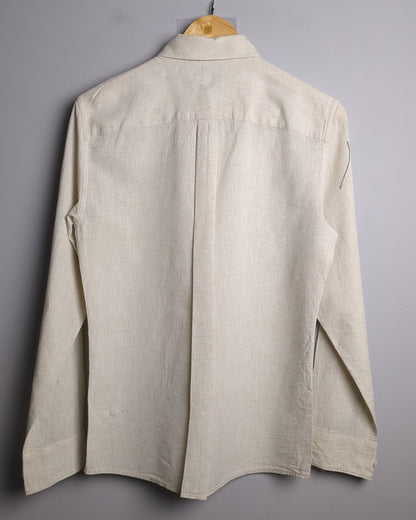 H&M Beige Linen Shirt
