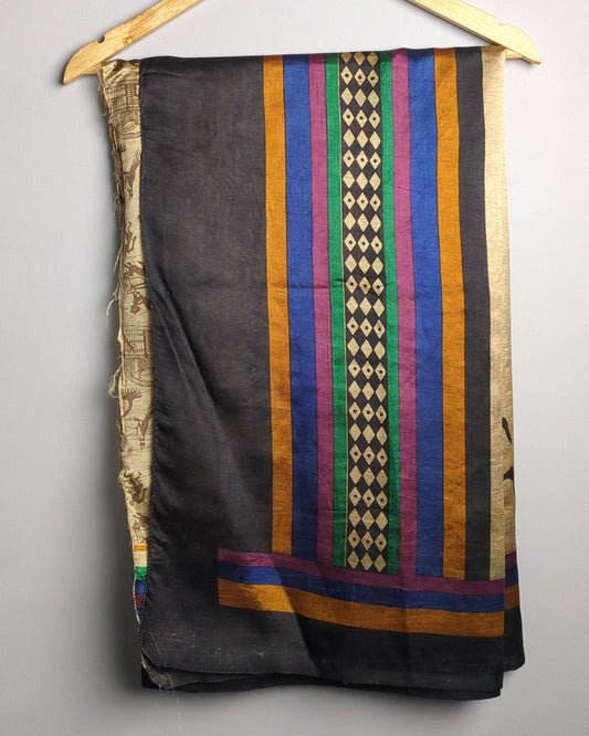 Black Silk Saaree