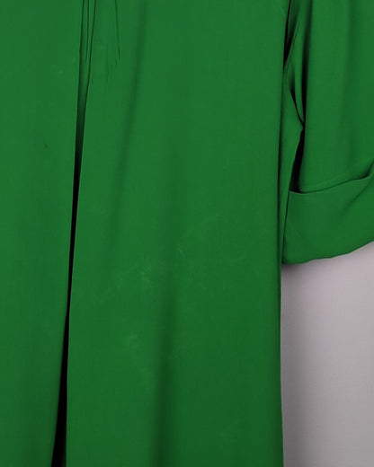 Arket Green Collared Blouse