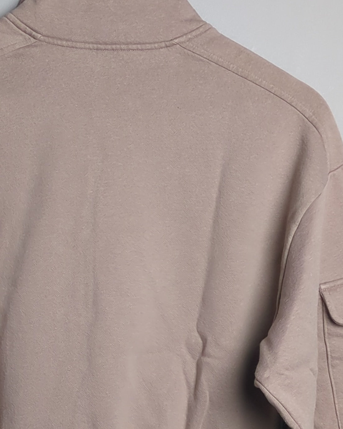 H&M Beige Zip Sweatshirt